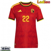 Belgium Alexis Saelemaekers #22 Replica Home Shirt Ladies World Cup 2026 Short Sleeve
